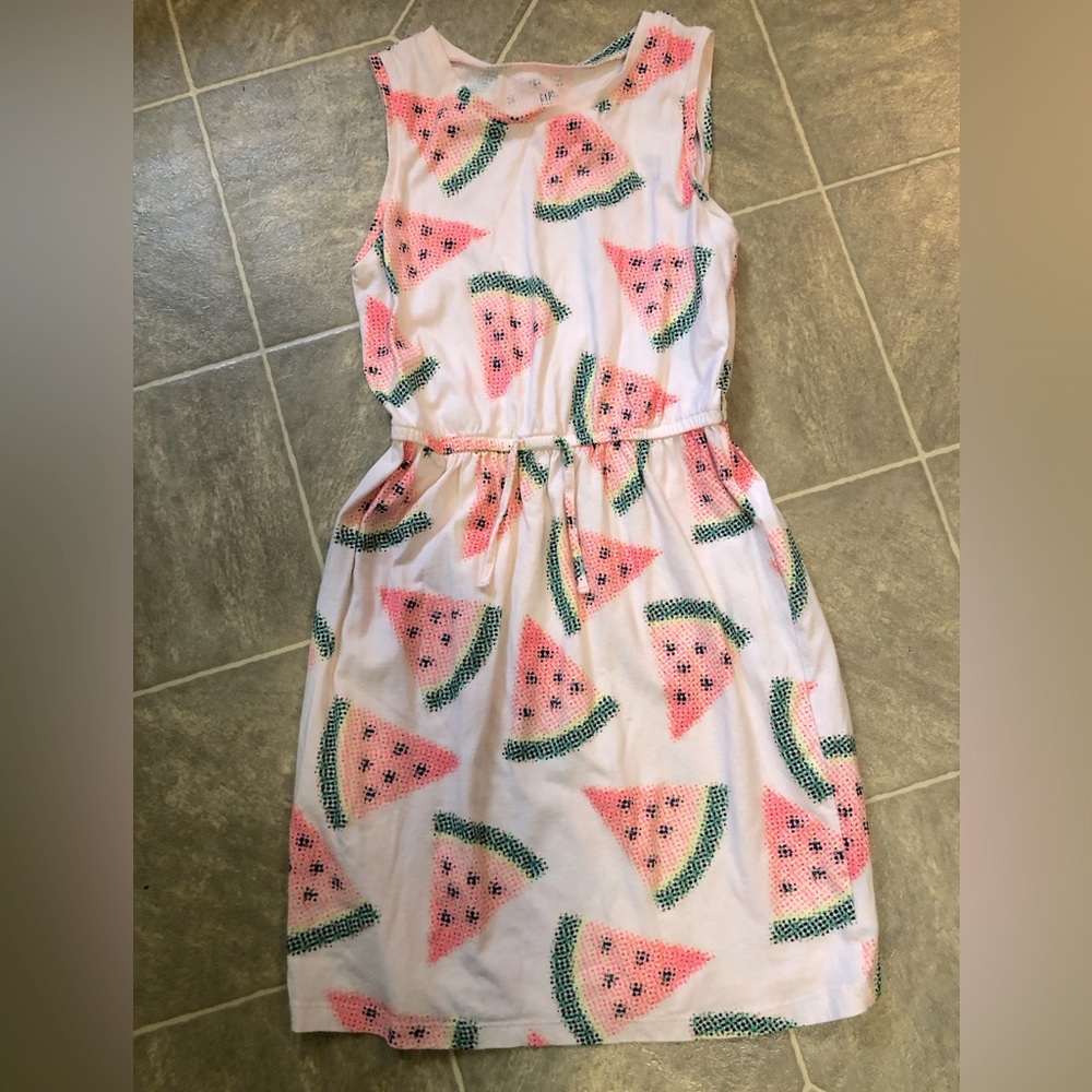 Kids Gap watermelon tank dress size large